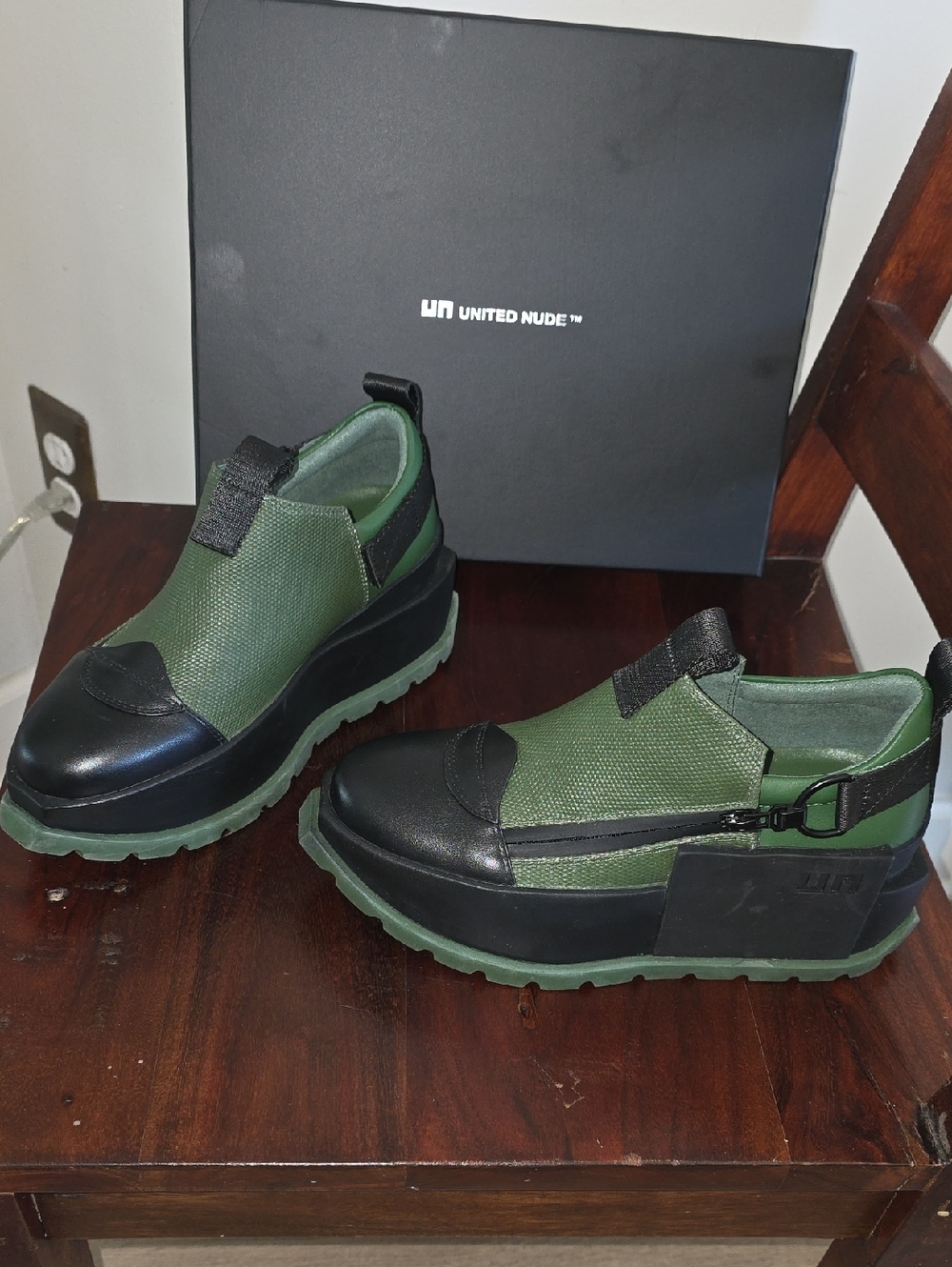 United Nude Roko Zar Platform Loafers 38